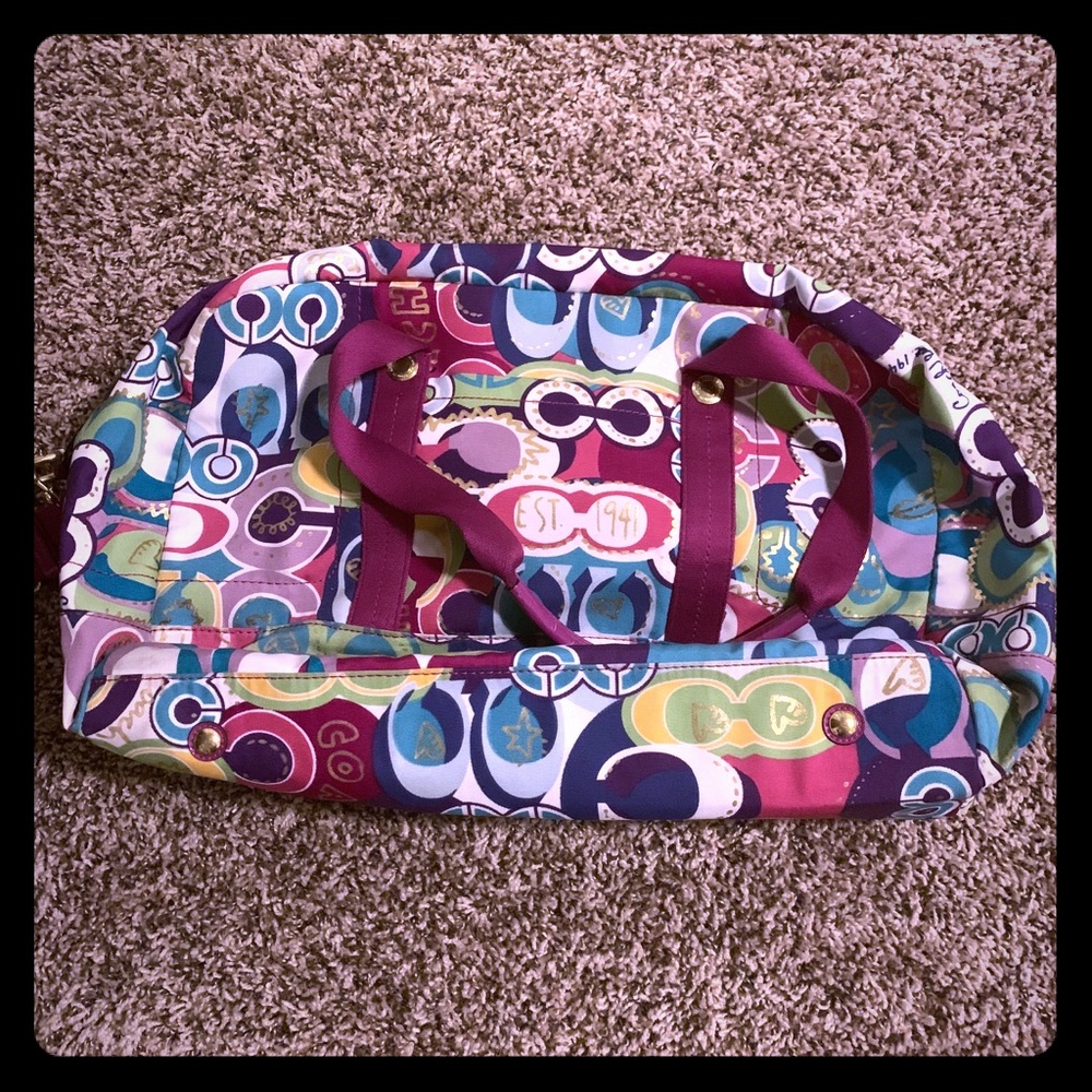 Coach duffel bag